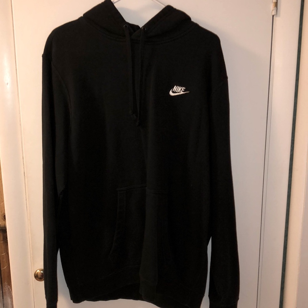 Nike basic black woman hoodie, XL.